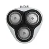 Adecuado para Cuchillas de Afeitadora Eléctrica Pt721/722/723/729/860 Red de Tres Cuchillas Accesorios Negro H