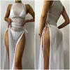 2021 Nuevo Abrigo de Playa Europeo y Americano Transfronterizo Abrigo Protector Solar Explosiones de Amazon Ebay Traje de Baño Mujer Y1094