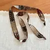 Colar Cachecol de Seda com Contas Padrão Paisley Vintage para Mulheres, Acessório de Viagem do Oeste de Sichuan, Corrente Longa em Camadas para Suéter de Outono e Inverno