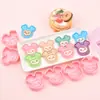 Serie de simulación de galletas con forma de personaje de grupo de chicas coreanas TWICE Son Chae-young molde de horneado de dibujos animados decoración diy