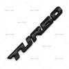 Adesivos de carro TURBO com turbocompressor, logo esportivo, adesivos para porta-malas de metal, novos adesivos pequenos de personalidade para carro