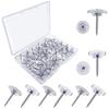 Amazon Hot Selling Office Transparent Round Gear Plastic Pin Pin Pin I-pin Cork Board Message Pin Pin