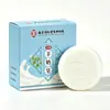 Fábrica de origem sabonete de leite de ovelha OEM processamento de marca própria sabonete artesanal processo a frio caneca de limpeza facial personalizada sabonete de banho de artemísia atacado