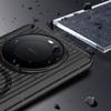 Carcasa magnética de succión con salpicaduras de tinta de color contrastante para carcasa de teléfono móvil Huawei Mate60 patrón corrugado de rejilla esmerilada 60Pro + funda protectora