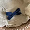 Presilha de Cabelo de Veludo com Laço Estilo Coreano para Mulheres, Presilha para Mechas Laterais, Presilha para Franja, Penteado de Princesa, Acessório de Cabelo