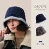 Seul Romântico! Chapéu bucket xadrez dupla face super estilo estrangeiro chapéu de pescador espessado chapéu quente para outono e inverno combina com tudo novo