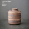 Latas de Chá de Cerâmica de Estilo Japonês Sombra Lisa Feitas à Mão Vintage Domésticas Cerâmica À Prova de Umidade Seladas Latas de Armazenamento de Chá Tamanho Grande Pequeno Lojas de Chá