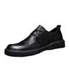 Explosiones de Primavera Moda Combinable Estilo Británico Casual de Negocios Zapatos de Hombre Superficie Suave Suela Suave Zapatos de Cuero Zapatos Casuales Zapatos de Papá