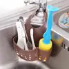 Esponja para grifo, escurridor colgante, ajustable, bolsa colgante para SNAT, cesta de almacenamiento para fregadero, estante de almacenamiento de cocina