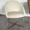 Sillón Mecedor de Liquidación para Uso en Casa en Sala de Estar, Dormitorio, Silla de Ocio de Lana de Cordero para una Persona en Balcón, Sillón de Descanso para Siesta en Dormitorio, Sillón Mecedor de Moda