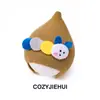 Nuevos Sombreros de Otoño e Invierno Estilo Coreano para Niños y Niñas, Lindos Sombreros de Oruga de Dibujos Animados a Prueba de Viento y Cálidos con Protección para los Oídos para Bebés