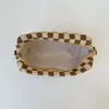 Bolsa de Cosméticos Cuadros de Lana Transfronteriza Gran Capacidad Bolsa de Almacenamiento de Punto Cuadriculado Bolsa de Tocador Plegable Portátil Venta al por Mayor