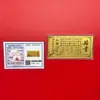 Insignia corporativa personalizada, billete de oro puro 999, certificado de matrimonio "Princesa, por favor hazte rica", regalo conmemorativo para atraer riqueza y tesoros, recuerdo