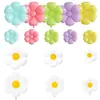 Globos de Margarita Transfronterizos Flotantes con Helio Girasol Decoración de Escena para Fiesta de Cumpleaños Accesorios Globos de Papel de Aluminio Venta al por Mayor