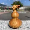 Escultura em Madeira de Tuias Taihang Envelhecida Alta Densidade de Óleo Finamente Trabalhada Sapo Realização de Sonhos Ornamento para Decoração de Casa
