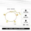 Pulseira de aço inoxidável de camada dupla de moda transfronteiriça, venda direta da fábrica, pulseira de aço titânio banhada a ouro 18k, não desbota, atacado para mulheres