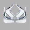 Guardabarros Pintado Binrui Blanco Milán Piezas Modificadas Accesorios Antilodo Suministros Originales para Coche Guardabarros Decorativo de Goma Blanda Cuero