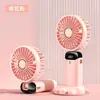 Ventilador de mão N15, ventilador portátil popular recarregável por USB para estudantes, silencioso, potente, mini ventilador pessoal de aromaterapia