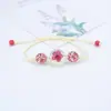 Europeo y Americano Transfronterizo Tendencia de Tiktok Hora Piedra Preciosa Venta Caliente Pulsera de Flor Natural Hilo Joyería Aliento de Bebé Artesanía Hecha a Mano