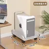 Soporte Móvil para Chasis de Torre de Computadora Estante de Colocación de Chasis Base Pequeña de Escritorio con Ruedas para Estante de Almacenamiento de Computadora