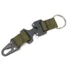 Chaveiro Tático de Nylon com Fita Molle e Fivela Cobra para Pendurar Mosquetão Tático Gancho com Fivela de Águia