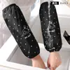Mangas para mulheres impermeáveis e à prova de óleo, mangas de outono e inverno para cozinha, mangas estendidas anti-manchas, mangas de mão fofas para adultos em casa