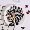 Meow Star Story Gato Preto Adesivos Caixa Fofo Desenho Animado Fofo Gato Adesivos Manual Caderno Copo de Água Adesivos Decorativos