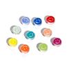 Material de Cuentas DIY Hecho a Mano Smiley Cuentas Dispersas Acrílico Redondo Plano Colgante Colgante Pulsera Accesorios de Joyería