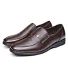 Zapatos Casuales de Vestir para Hombre sin Cordones Transfronterizos Tallas Grandes Formales de Oficina Retro Zapatos de Papá Mocasines para Hombre
