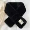 [Descuento Instantáneo de 5 Yuanes para Principiantes] Bufanda Suave y Peluda Estilo Coreano Etiquetado Estilo Japonés Otoño e Invierno Ins Bufanda de Peluche para Niña