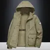 Chaquetas Casuales de Otoño e Invierno para Hombre, Chaquetas Cortavientos para Exteriores para Hombre, Chaquetas de Terciopelo, Chaquetas de Algodón Engrosadas Nuevas para Hombre