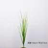 Plantas Verdes Artificiais, Capim Juncos de Haste Única, Capim Rabo-de-Raposa Falso, Decoração de Fundo para Quartos Modelo, Vitrines e Paisagismo de Jardins