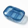 Pastillero Mini Portátil Pequeño tamaño de Mano Temprano, Medio y Tardío Caja de Medicamentos 3 compartimentos Almacenamiento de Pastillas Sub-caja en stock