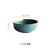 Personalizado simples fosco estilo europeu Phnom Penh cerâmica louça doméstica Rice Bowl Plate Prato prato pequeno prato macarrão tigela Sopa tigela prato de sopa