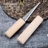Faca para cortar gelo de barman faca de hóquei no gelo faca de escultura faca de hóquei no gelo feita à mão furador de gelo faca japonesa para gelo faca utensílios para misturar vinho