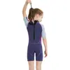 Traje de buceo para niños de otoño e invierno, de una pieza, de 2,5 mm, de manga corta, cálido y resistente al sol, para medusas.