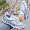 Sapatos Femininos, Sapatos Esportivos de Tamanho Grande para Venda Transfronteiriça, Sapatos de Malha Fly-Knit, Sapatos Casuais Leves de Boca Rasa, Sapatos Femininos Confortáveis, Sapatos Individuais Versáteis