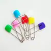 Alfiler de Seguridad Bebé Dibujos Animados Lindo Bebé Recién Nacido Trompeta Invisible Anti-Rebote Pin de Bloqueo Alfiler de Seguridad para Niños