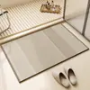 Tapetes de Piso de Tierra de Diatomeas Personalizables, Tapetes Sencillos para Puerta de Baño, Absorbentes de Agua, Secado Rápido, Resistentes a la Suciedad, Antideslizantes
