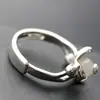 Nafoge joyería de plata al por mayor anillo de plata de ley 925 con incrustaciones de jade blanco natural anillo de plata con apertura de pétalo retro para mujer