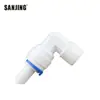Conector para purificador de água no atacado cotovelo de bomba d'água de três pontos dente de rosca de três pontos engate rápido de três pontos conector para purificador de água RO 4066