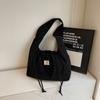 Estilo coreano distinto artístico cordão estilo coreano casual nicho bolsa de axila ins bolsa de mão elegante bolsa de ombro feminina