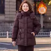 Novo Casaco de Algodão para Mães, Estilo Coreano Casual para Meia-idade, Tamanho Grande, Solto, Emagrecedor, Para o Trabalho, Justo ao Corpo, Quente, Versátil Peça de Roupa Externa Casaco de Algodão