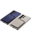 Adecuado para Funda de Teléfono Móvil Samsung S25Ultra S25 Cubierta Protectora para Tarjetas S25Plus Soporte Magnético Dividido para Tarjetas Cepillo Antirrobo