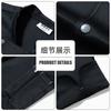 Primavera e Outono manga comprida alta qualidade chef roupas poliéster algodão respirável suor-absorvente hotel restaurante chef roupas de trabalho masculino chef roupas impressão