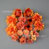 Bolsa de material de flor artificial D margarita peonía orquídea saltarina crisantemo cadena sombrero de sol mochila caja de flores DIY bolsa de material con flores