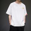 Camiseta de Manga Corta para Hombre 2023 Verano Nueva Estilo Chino Algodón y Lino Bordado Casual Cuello Redondo Manga Corta Camiseta de Algodón y Lino para Hombre