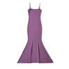 Estilo Hong Kong Primavera y Verano 2023 Nuevo chic Boca Plana Sexy Falda Cola de Pescado Cintura Ceñida Cadera Chica Caliente Vestido para Mujer