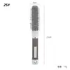 Pente de cabelo modelador pente de rolo cerâmico cilindro nylon pente para cachear pente cacheador personalizado cerâmica alumínio tubo pente atacado