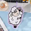 Toalha de Mão de Ovelhinha Desenho Animado Fleece Coral Espessada Absorvente de Água Pendurável Cozinha Banheiro Banheiro Doméstico Toalha Pendurada